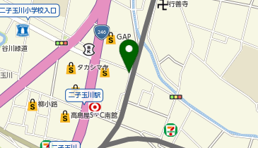 エコステーション21 キュープラザ二子玉川駐輪場[自転車]の地図画像