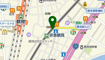 エコステーション21 鶴見銀座商店街駐輪場[自転車]の地図画像