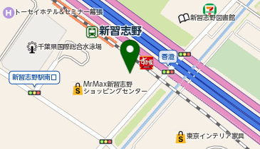 JR新習志野駅前自転車等駐車場[バイク]の地図画像