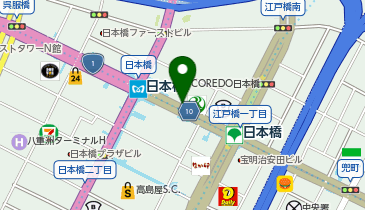 EcoStation21 日本橋永代通り駐輪場[自転車]の地図画像