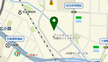 エコステーション21 アートヴィレッジ大崎セントラルタワー駐輪場[自転車]の地図画像