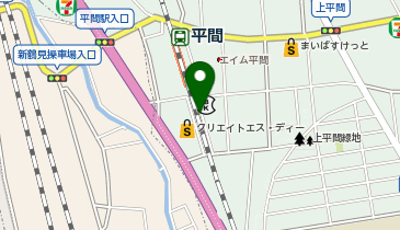平間駅周辺自転車等駐車場第1施設の地図画像
