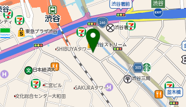 エコステーション21 渋谷ストリーム駐輪場[バイク]の地図画像