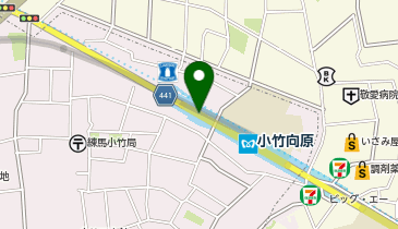 練馬区立小竹向原駅自転車駐車場の地図画像