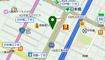 EcoStation21 太陽生命日本橋ビル駐輪場[自転車]の地図画像