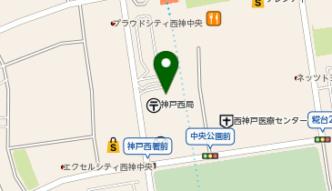 エコステーション21 神戸西郵便局駐輪場[バイク]の地図画像