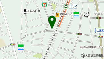 さいたま市営土呂駅西口自転車駐車場の地図画像