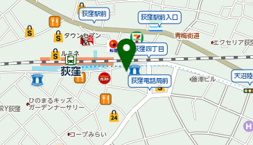 エコステーション21 荻窪駅南口駐輪場[自転車]の地図画像