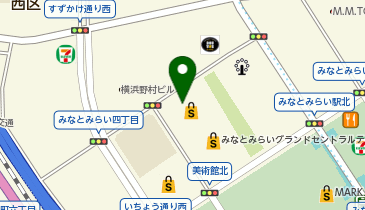 EcoStation21 リーフみなとみらい駐輪場[バイク]の地図画像