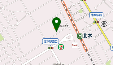 エコステーション21 いなげや北本駅前店駐輪場[バイク]の地図画像