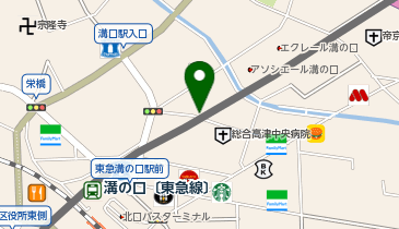 エコステーション21 東急溝の口駅北駐輪場[バイク]の地図画像