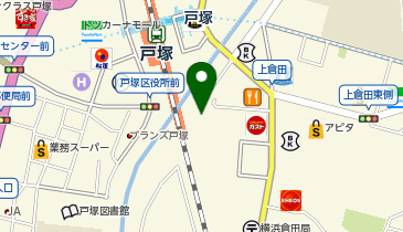 戸塚駅東口第七自転車駐車場の地図画像