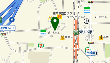 東戸塚駅西口自転車駐車場[バイク]の地図画像