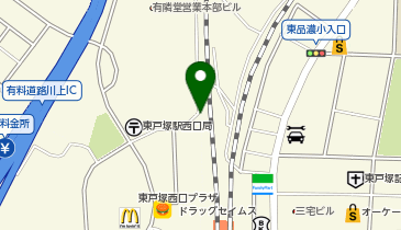 東戸塚駅西口第二自転車駐車場[バイク]の地図画像