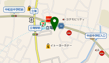 立場駅自転車駐車場の地図画像