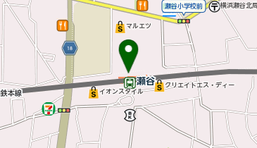 瀬谷駅北口自転車駐車場の地図画像