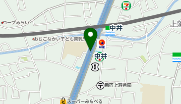 EcoStation21/ECOPOOL 中井駅南自転車等駐輪場[バイク]の地図画像