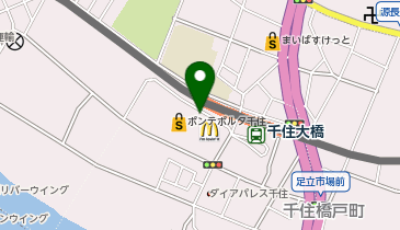 EcoStation21 ポンテポルタ千住駐輪場[自転車]の地図画像