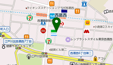 エコステーション21 ゴールドジム西葛西店駐輪場[バイク]の地図画像