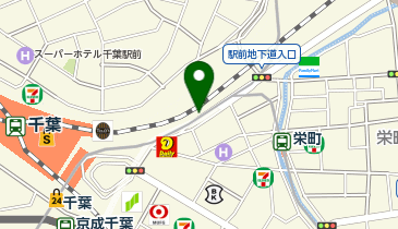 EcoStation21 千葉駅東口駐輪場[自転車]の地図画像
