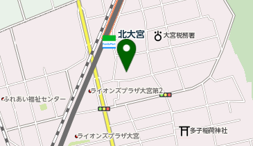 さいたま市営北大宮駅自転車駐車場[バイク]の地図画像