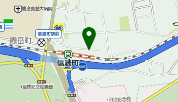 エコステーション21 信濃町駅坂下駐輪場[自転車]の地図画像