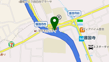 護国寺駅西自転車駐車場の地図画像