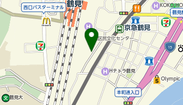 エコステーション21 鶴見シークレイン駐輪場[自転車]の地図画像