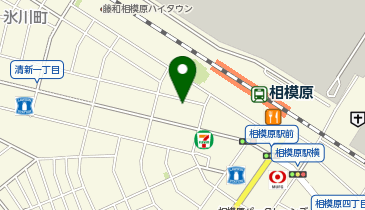 相模原駅南口バイク駐車場の地図画像