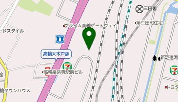 CYCLE PARKING(高輪ゲートウェイシティ レジデンス内)[自転車]の地図画像