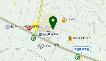杉並区立南阿佐ヶ谷第二自転車駐車場の地図画像