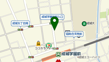 世田谷区立成城北第二自転車等駐車場[バイク]の地図画像