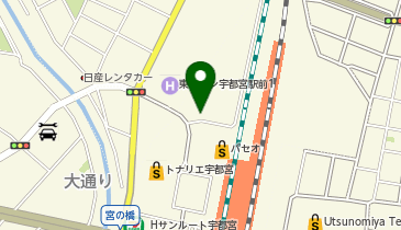 JR宇都宮駅西口自転車駐車場[バイク]の地図画像