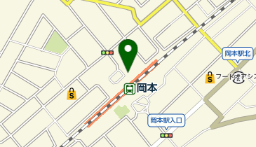 JR岡本駅西口自転車駐車場[バイク]の地図画像