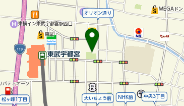 中央1丁目自転車駐車場[バイク]の地図画像