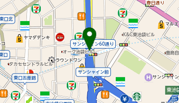 TOKYO PUBLIC 東池袋オートバイ専用の地図画像