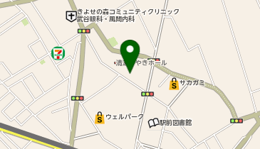 K&rsquo;s Cycle清瀬駅北口第2の地図画像