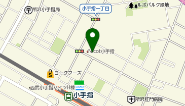 K&rsquo;s Cycle小手指駅北口の地図画像