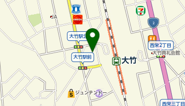 ラクピーライダー 大竹駅前の地図画像