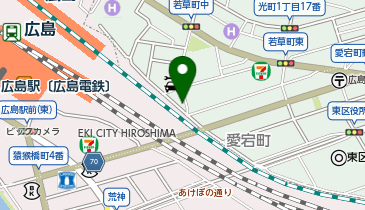 ラクピーライダー 若草町の地図画像