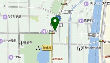 ラクピーライダー 河原町正面の地図画像