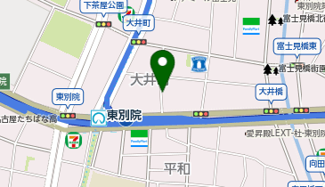 MAYパーク東別院各駐輪場の地図画像