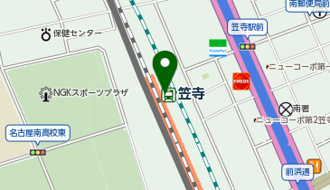MAYパーク笠寺駅各駐輪場の地図画像