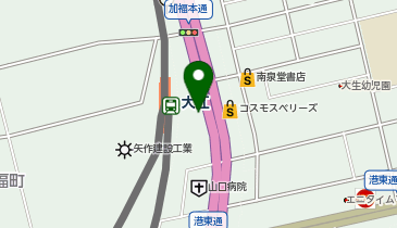 MAYパーク大江駅各駐輪場の地図画像