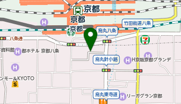 くるっとパーク京都駅八条口前駐輪場の地図画像