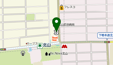 くるっとパーク北山駅前駐輪場の地図画像