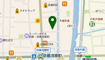 先斗町自転車駐車場の地図画像