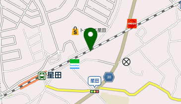 交野市星田駅東自転車駐車場の地図画像