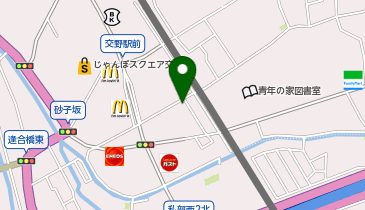 交野市駅東自転車駐車場の地図画像