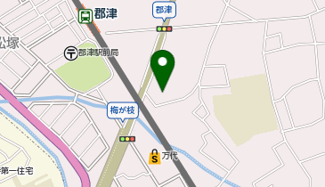 交野市郡津跨線橋下自転車駐車場の地図画像